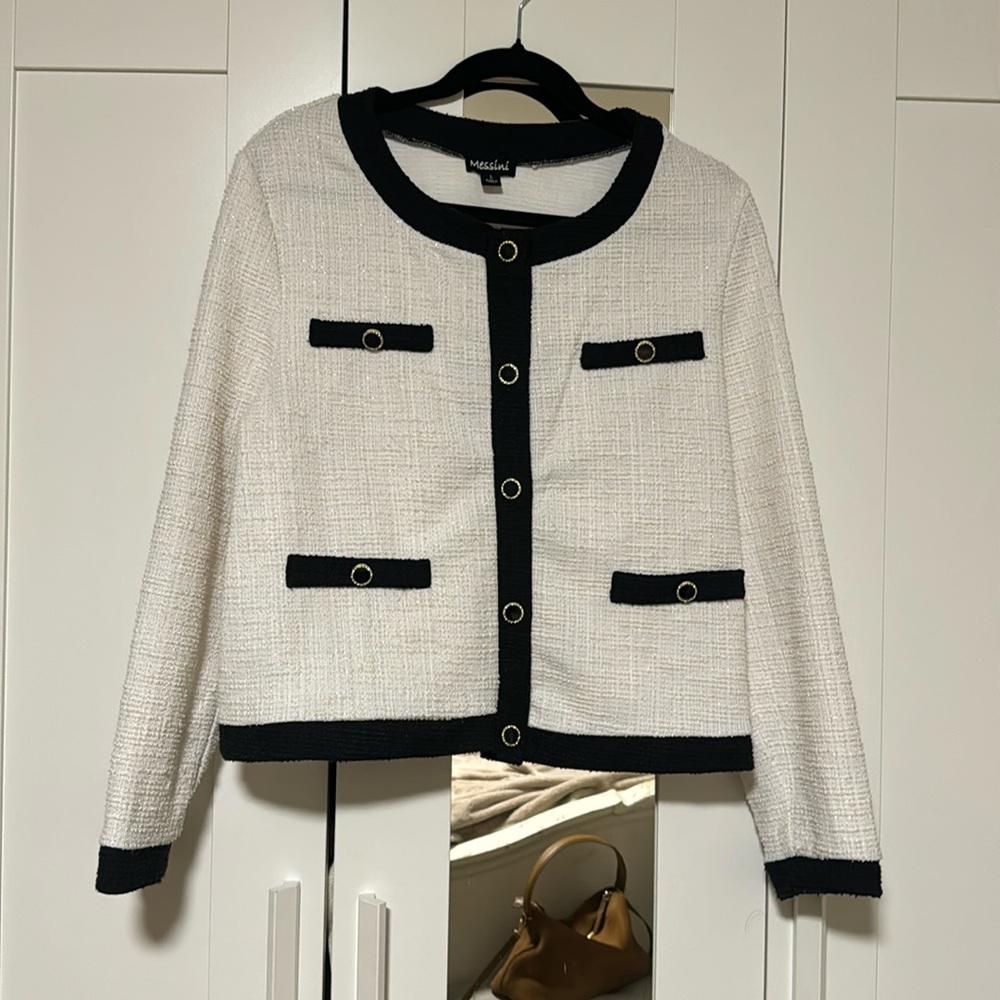 Black and white Tweed Jacket